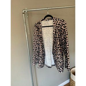 5/$20 💥 Animal print womens Cardigan blazer small tiger king halloween costume